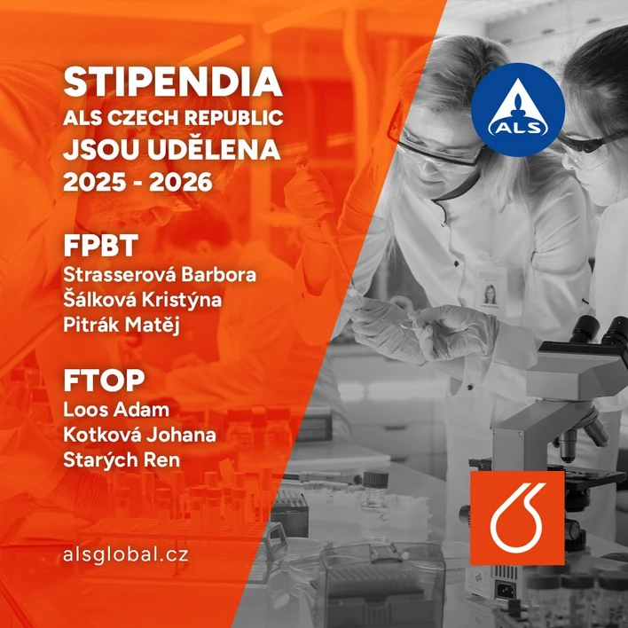 <p>ALS Czech Republic: Udělení stipendií ALS Czech Republic pro rok 2026</p>