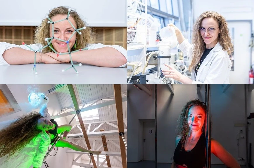 AV ČR/Jana Plavec: Adéla Šimková z Ústavu organické chemie a biochemie AV ČR