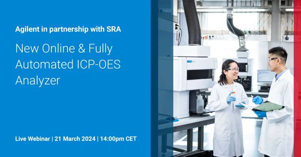 Agilent: New Online & Fully Automated ICP-OES Analyzer