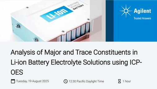 Analysis of Major and Trace Constituents in Li-ion Battery Electrolyte Solutions using ICP-OES