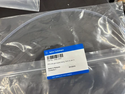 Agilent PFA hadička pro přívod plynu k nebulizeru pro ICP-OES, ID 3 mm, 0890-2603 (Nové)