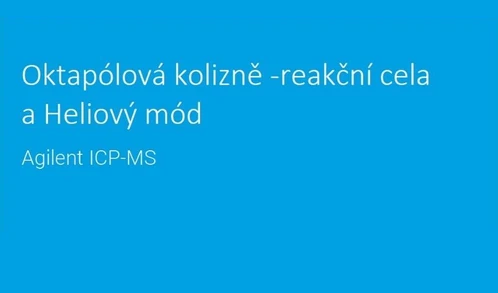 Jak funguje kolizní He mód u ICP/MS Agilent Technologies