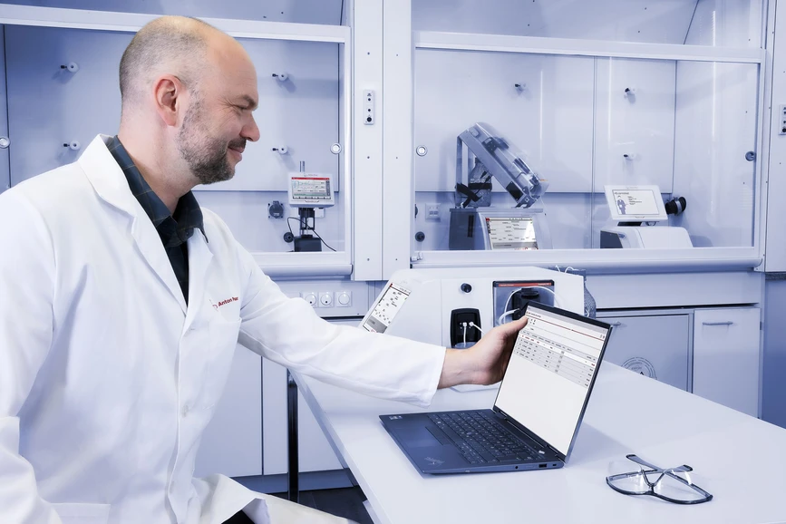 Anton Paar: AP Connect software pro řízení laboratoře.