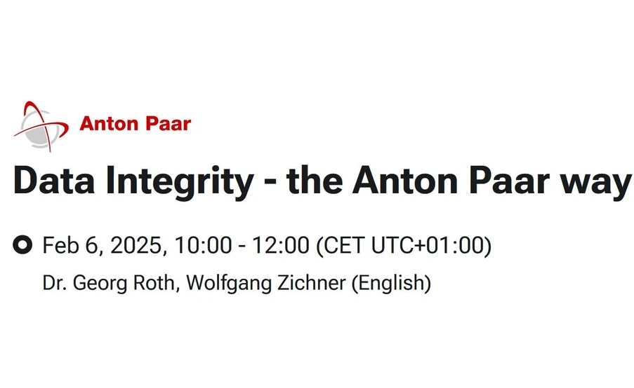Anton Paar: Data Integrity - the Anton Paar way