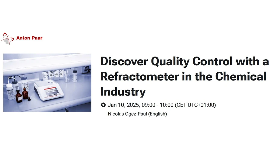 Anton Paar: Discover Quality Control with a Refractometer in the Chemical Industry