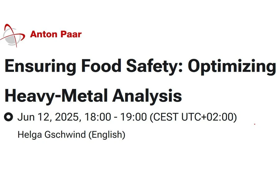 Anton Paar: Ensuring Food Safety: Optimizing Heavy-Metal Analysis