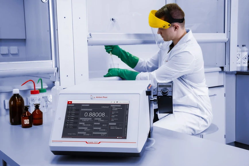Anton Paar: Lovis 2001 - Měření agresivních chemikálií bez rizika