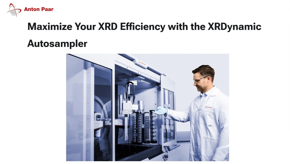 Anton Paar: Maximize Your XRD Efficiency with the XRDynamic Autosampler
