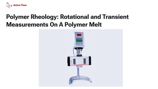 Polymer Rheology: Rotational and Transient Measurements On A Polymer Melt