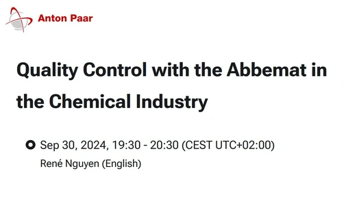 Quality Control with the Abbemat in the Chemical Industry