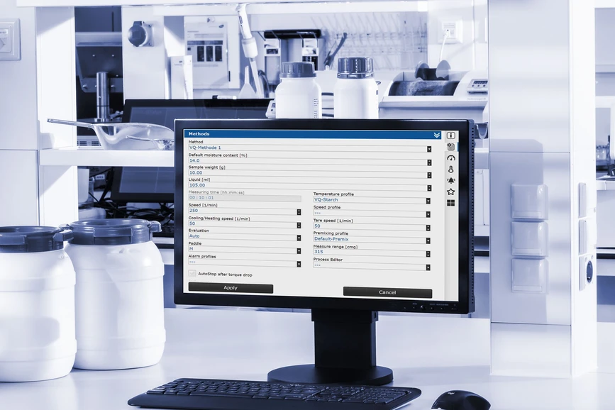 Anton Paar: Software pro zařízení Brabender MetaBridge