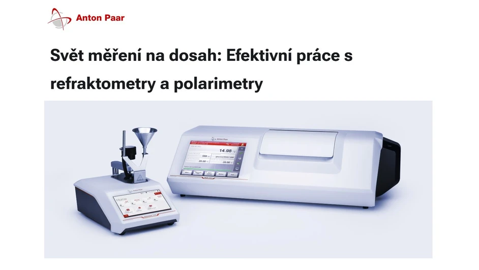 Svět měření na dosah: Efektivní práce s refraktometry a polarimetry