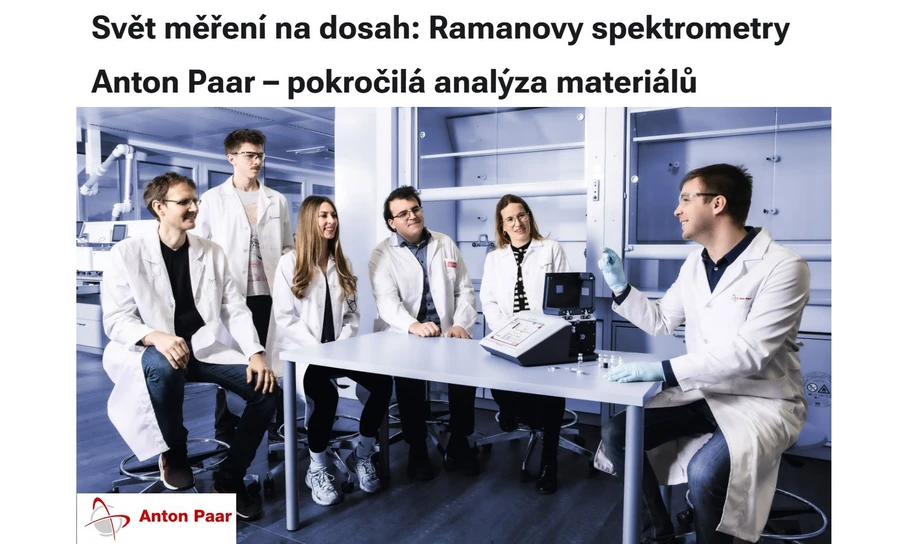 Svět měření na dosah: Ramanovy spektrometry Anton Paar – pokročilá analýza materiálů