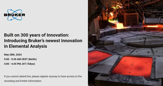 Built on 300 years of Innovation: Introducing Bruker’s newest Innovation in Elemental Analysis