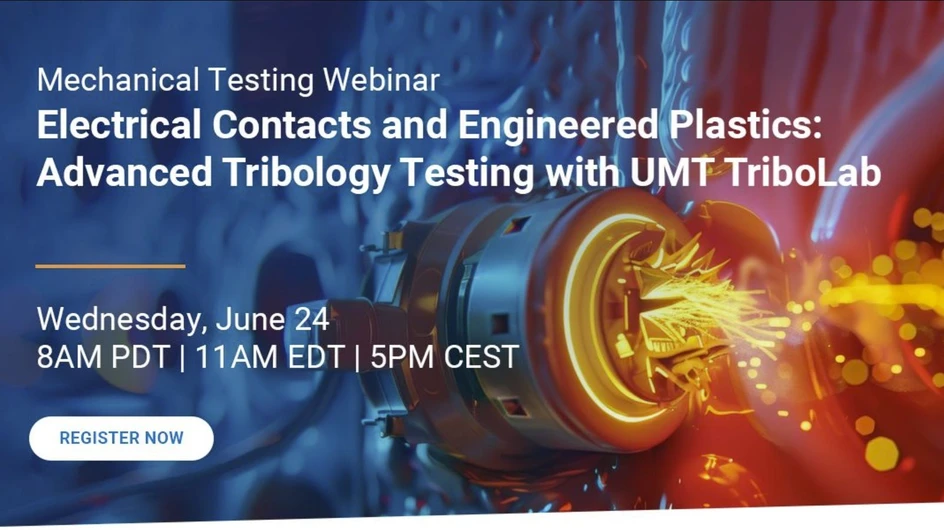 Bruker: Electrical Contacts and Engineered Plastics: Advanced Tribology Testing with UMT TriboLab