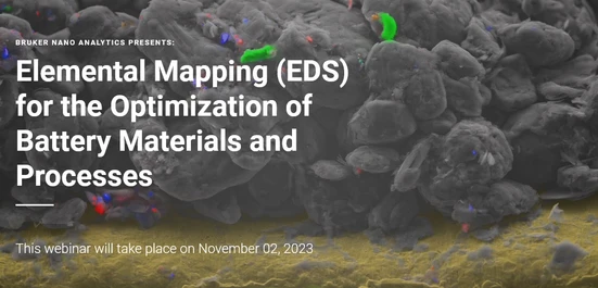 Elemental Mapping (EDS) for the Optimization of Battery Materials and Processes
