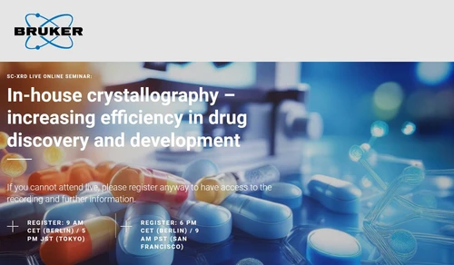 In-house crystallography – increasing efficiency in drug discovery and development