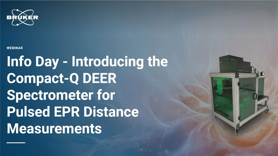 Bruker: Introducing the Compact-Q DEER Spectrometer for Pulsed EPR Distance Measurements