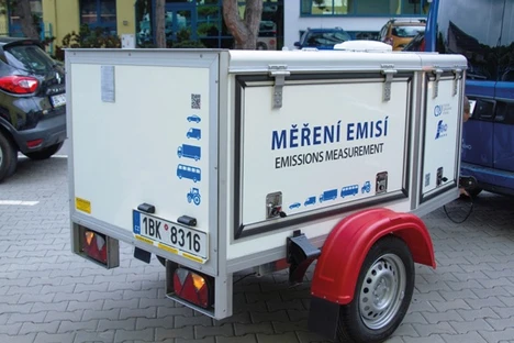 Měření emisí v reálném provozu pomocí mobilní laboratoře