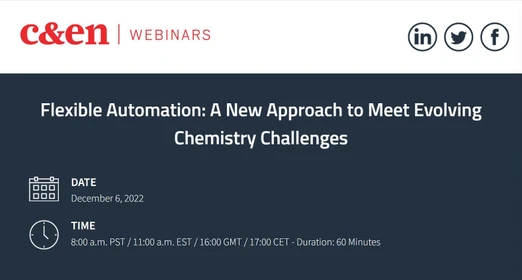 Flexible Automation: A new approach to meet evolving chemistry challenges