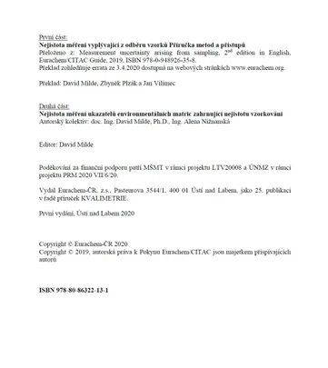 Kvalimetrie 25 - Nejistota vzorkování