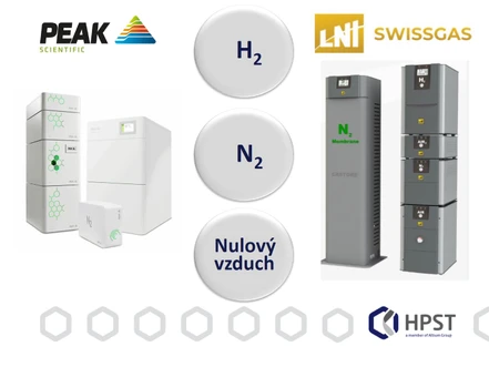 Generátory plynů nejen pro chromatografii a LC/MS