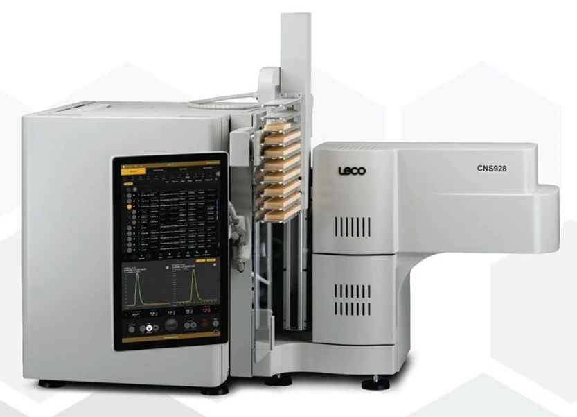 LECO řada 928 Stanovení makrohodnot pomocí spalování.