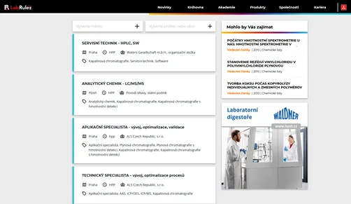 LabRulez Kariéra - analytická chemie - únor 2021