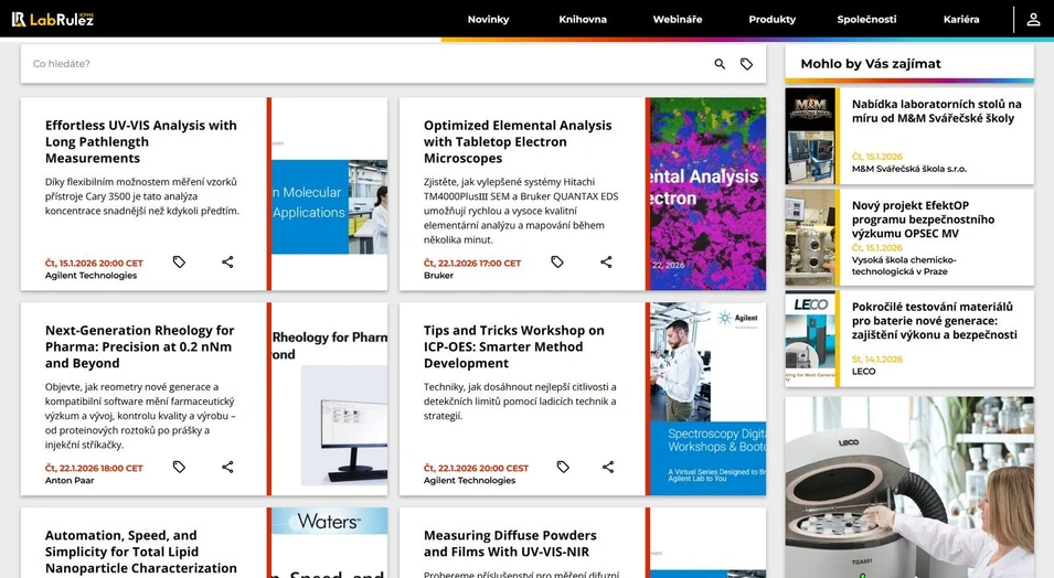 <p>LabRulez: Webináře LabRulezICPMS týden 04/2026</p>
