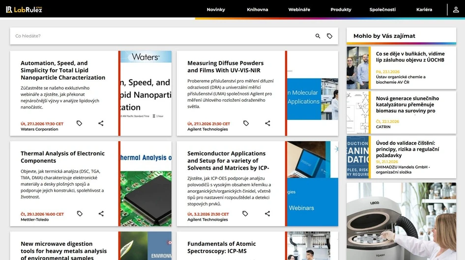<p>LabRulez: Webináře LabRulezICPMS týden 05/2026</p>
