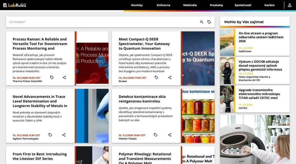 <p>LabRulez: Webináře LabRulezICPMS týden 07/2026</p>