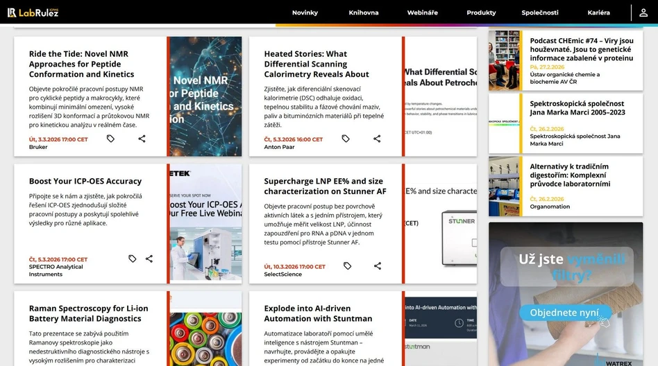 <p>LabRulez: Webináře LabRulezICPMS týden 10/2026</p>