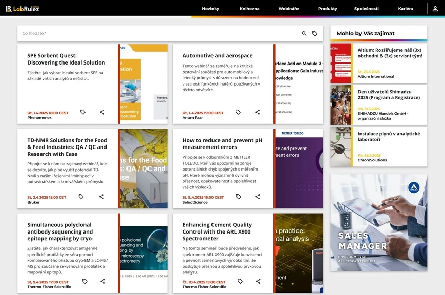 <p>LabRulez: Webináře LabRulezICPMS týden 14/2025</p>