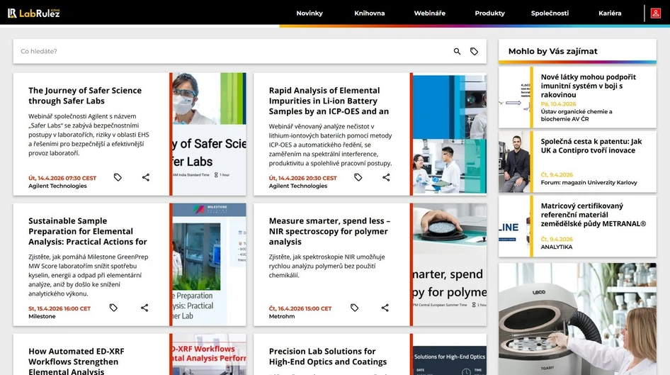 <p>LabRulez: Webináře LabRulezICPMS týden 16/2026</p>