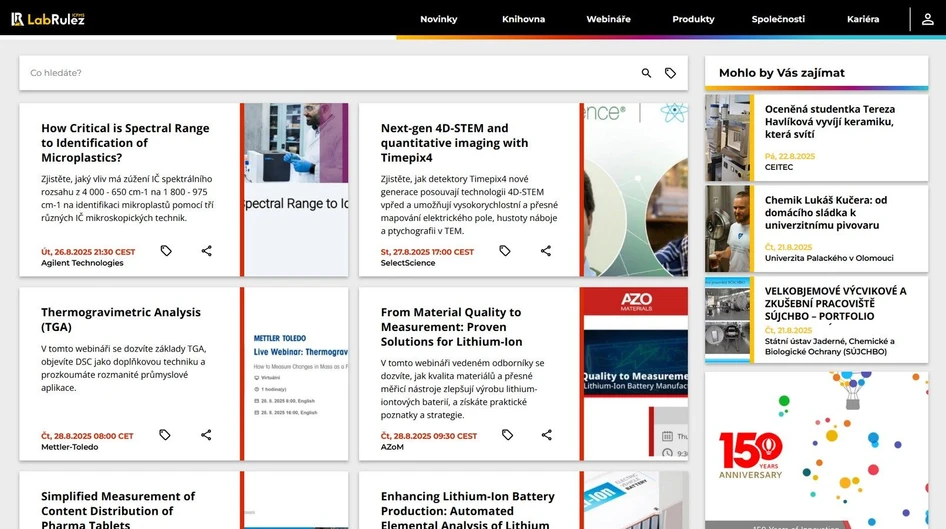 <p>LabRulez: Webináře LabRulezICPMS týden 35/2025</p>