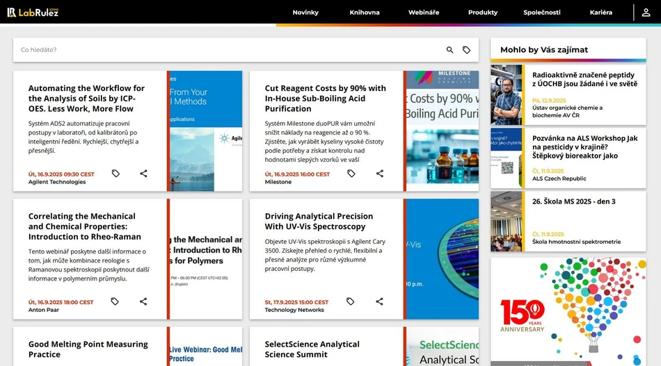 <p>LabRulez: Webináře LabRulezICPMS týden 38/2025</p>