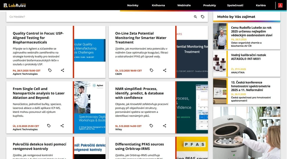 <p>LabRulez: Webináře LabRulezICPMS týden 49/2025</p>