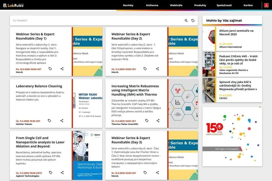 <p>LabRulez: Webináře LabRulezICPMS týden 7/2025</p>