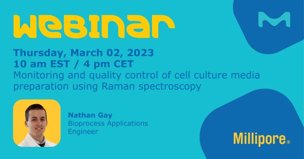 MERCK: Monitoring and quality control of cell culture media preparation using Raman spectroscopy