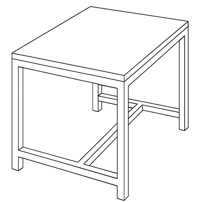 M&M Svářečská škola: Laboratorní stůl na míru - Varianta A
