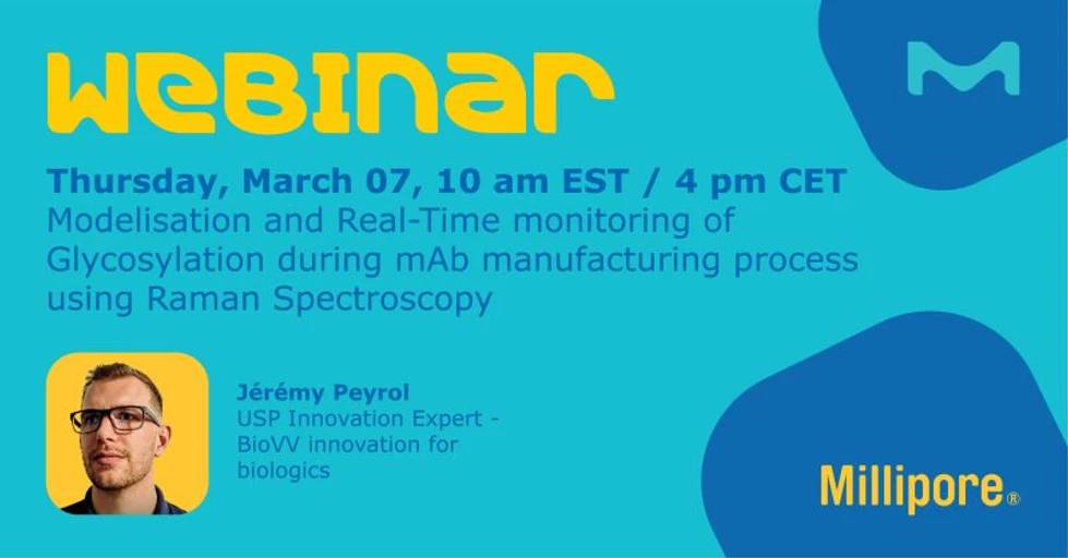 Merck: Modelisation and Real-Time monitoring of Glycosylation during mAb manufacturing process using Raman Spectroscopy