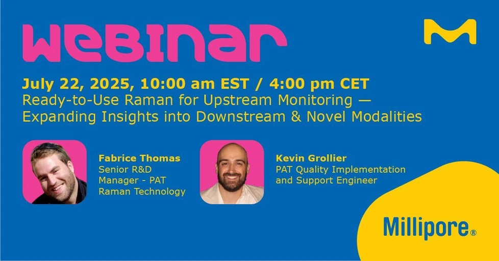 Merck: Ready-to-Use Raman for Upstream Monitoring — Expanding Insights into Downstream & Novel Modalities