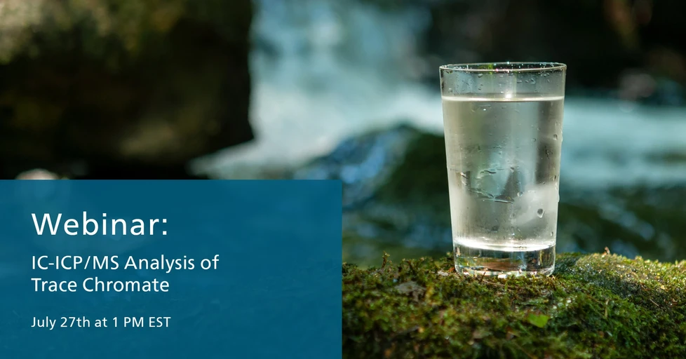 Metrohm: IC-ICP/MS Analysis of Trace Chromate