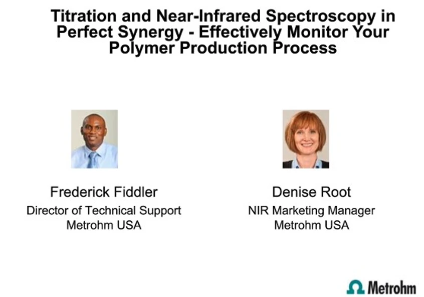 Metrohm: NIRS and titration