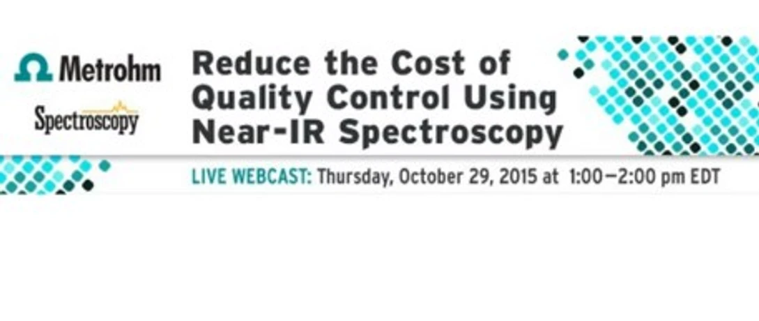 Metrohm: Optimized QC with NIRS