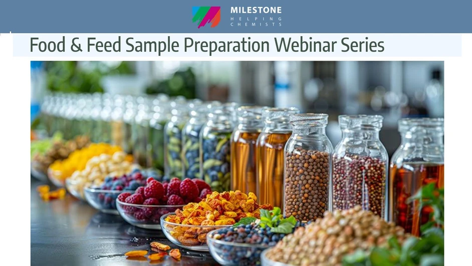 Milestone: Food & Feed Sample Preparation Webinar Series