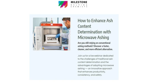 How to Enhance Ash Content Determination with Microwave Ashing