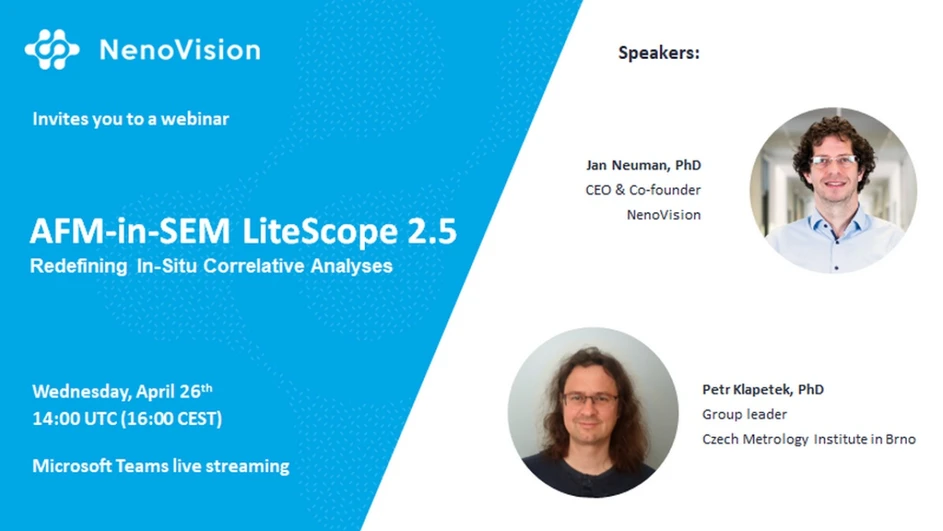 NenoVision: AFM-in-SEM LiteScope 2.5: Redefining In-Situ Correlative Analyses