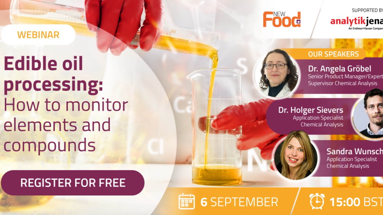 New Food: Edible oil processing: How to monitor elements and compounds