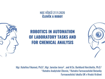 Noc vědců 2020 – FaF: Robotics in automation of laboratory tasks